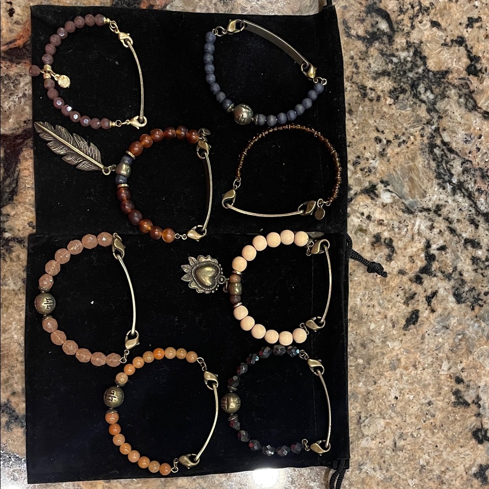 Bohemian Charm Beaded Bracelet Set